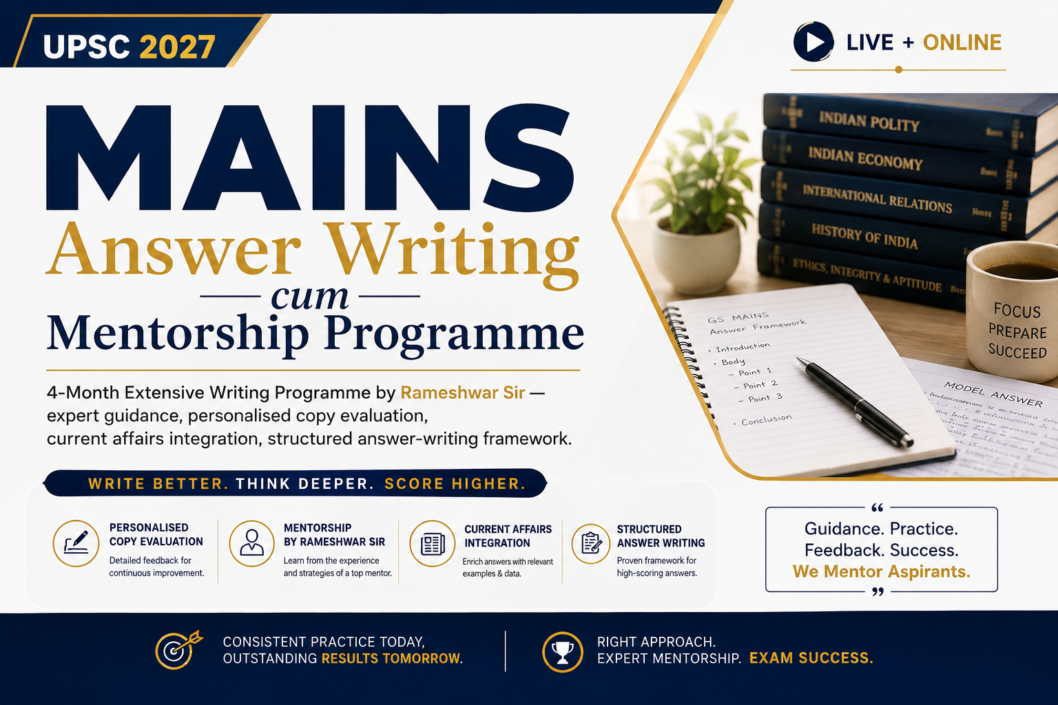 MAINS Answer Writing cum Mentorship Programme